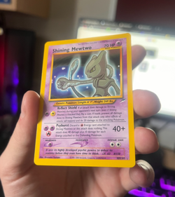 Shining Mewtwo 109/105 Neo Destiny Rare Holo Pokemon Card WOTC 2002 - Excellent - Image 3