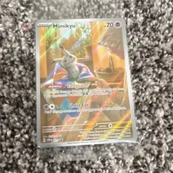 Pokemon TCG Mimikyu Promo Foil SVP Black Star 023 SEALED CARD - Image 1
