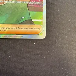 Pokemon Trainer Card Judge 228/091 Paldean Fates Full Art Ultra Rare Holo TCG - Image 5