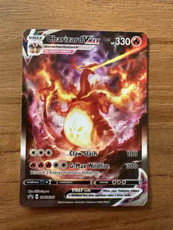 Mint Condition Pokemon Charizard VMAX SWSH261 Promo Holo Card - Image 1