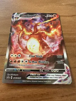 Mint Condition Pokemon Charizard VMAX SWSH261 Promo Holo Card - Image 2