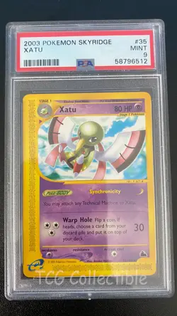 PSA 9 MINT Xatu 35 Rare 2003 Skyridge WOTC Pokemon Card - Image 1