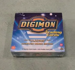 Digimon Collectible Trading Cards Animated Series Edition Sealed Booster Box - Image 1