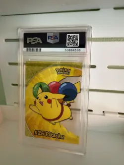 PSA 8 NM-MT Topps Pikachu Clear Card PC1 Pokemon 2000 TV Animation PSA Error - Image 4