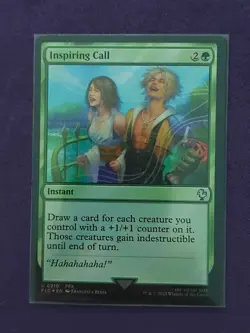Inspiring Call (Surge Foil) #310 (NM) Final Fantasy FIC Magic MTG - Image 1