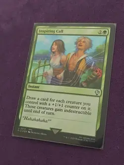 Inspiring Call (Surge Foil) #310 (NM) Final Fantasy FIC Magic MTG - Image 2
