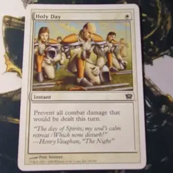 Magic The Gathering 9th Edition Holy Day 18/350 - Image 1