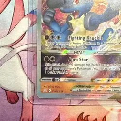 Pokemon TCG Lucario v and VSTAR SWSH213/SWSH214 Near Mint Condition - Image 2