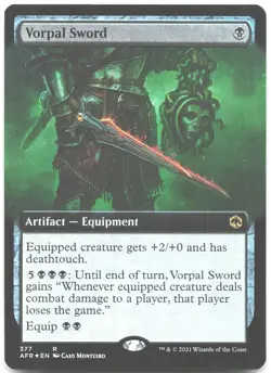 Vorpal Sword (Extended Art) Foil R Adventures in the Forgotten Realms 377 LP - Image 1