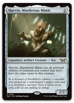 Marvin, Murderous Mimic #253 (NM) Duskmourn DSK Magic MTG - Image 1