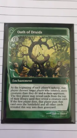 MTG Future Sight - Oath of Druids - Mystery Booster 2 [Good Condition] - Image 1