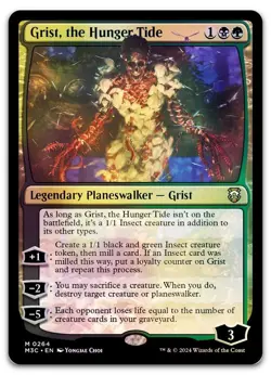 Grist, the Hunger Tide (Ripple Foil) #264 (NM) Modern Horizons 3 M3C Magic MTG - Image 1