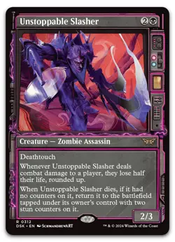 Unstoppable Slasher (Showcase) #312 (NM) Duskmourn DSK Magic MTG - Image 1