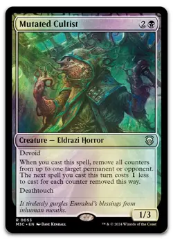 Mutated Cultist (Ripple Foil) #53 (NM) Modern Horizons 3 M3C Magic MTG - Image 1