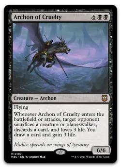Archon of Cruelty #197 (NM) Modern Horizons 3 M3C Magic MTG - Image 1