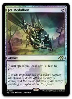 Jet Medallion #292 (Foil) (NM) Modern Horizons 3 MH3 Magic MTG - Image 1