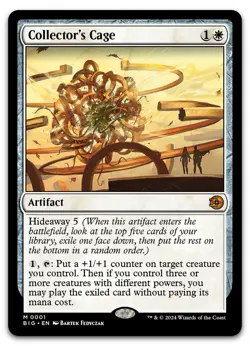 Collector's Cage #1 (NM) Thunder Junction BIG Magic MTG - Image 1