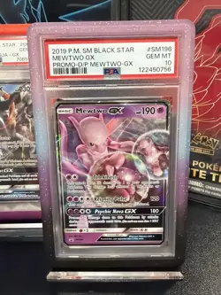 2019 POKEMON BLACK STAR PROMO #SM197 GRENINJA GX, CHARIZARD GX, MEWTWO GX PSA 10 - Image 4