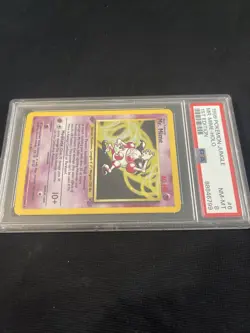 Pokemon 1999 Jungle Mr. Mime 1st Edition Holo Rare PSA 8 #6/64 English - Image 4