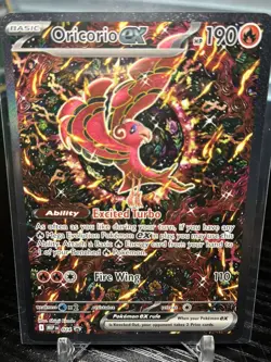 Oricorio ex 024 SIR ME: Mega Evolution Black Star Promo Pokemon Card Full Art - Image 1