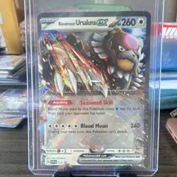 Pokemon Bloodmoon Ursaluna EX 177 Sv: Scarlet & Violet Promo Holo English 2024 - Image 1