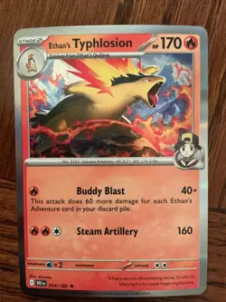 2025 Pokemon TCG || Destined Rivals Promo || Ethan’s Typhlosion #034 - Image 1