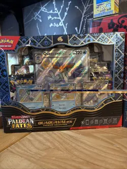 Pokemon TCG Paldean Fates Premium Collection Meowscarada Skeledirge Quaquaval - Image 2