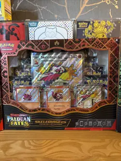 Pokemon TCG Paldean Fates Premium Collection Meowscarada Skeledirge Quaquaval - Image 3