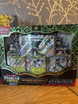 Pokemon TCG Paldean Fates Premium Collection Meowscarada Skeledirge Quaquaval - Image 4