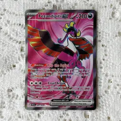 Fezandipiti ex 2024 Pokemon Shrouded Fable 084/064 Ultra Rare Full Art Holo NM - Image 1
