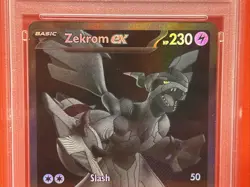 Pokemon Zekrom ex 172/086 Secret Rare Full Art PSA 9 Mint 2025 Holo - Image 4