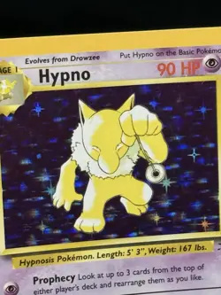 1999 Pokemon TCG Hypno 8/62 Holo Rare NM / MT Unlimited Fossil Set WOTC 🔥📈 - Image 2
