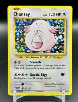 Pokemon TCG Chansey XY Evolutions 70/108 Holo Rare 2016 - Image 1