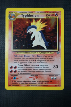 Pokemon Neo Genesis Typhlosion Holo #18 - Image 1