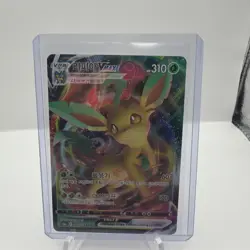 Korean Leafeon VMAX 003/069 s6a Eevee Heroes Triple Rare Holo Pokemon 2021 NM - Image 1