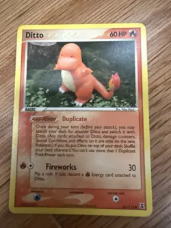 Pokemon Ditto (Charmander) 61/113 EX Delta Species Common Regular 60 HP English… - Image 1