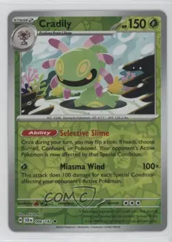 Cradily Reverse Foil Pokemon SV07: Stellar Crown #006 - Image 1