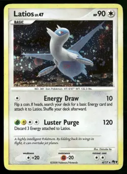 Latios Rare POP Series 7 Holo 004/017 MP Pokemon TCG - Image 1