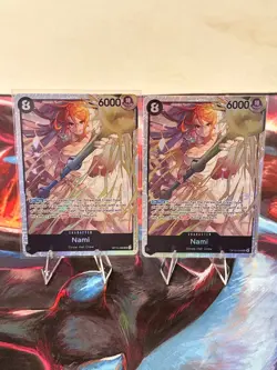 Nami SR OP15-086 Adventure on KAMI’s Island ENGLISH ONE PIECE Card OP15 lot of 2 - Image 2