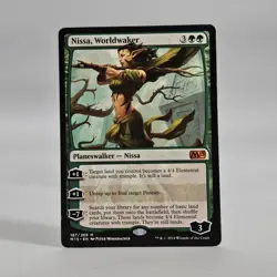 MTG Magic the Gathering 2015 Core Set Nissa, Worldwaker 187/269 Card NM - Image 2