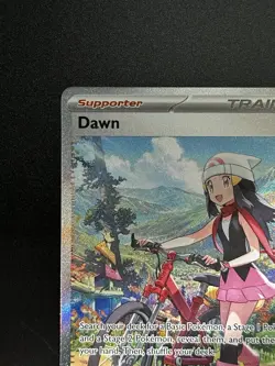 Dawn 129/094 Pokemon TCG Phantasmal Flames SIR NM English Pokemon Card - Image 4