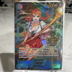 Bandai Nami Special Holo Blocker 3rd Anniversary One Piece Card Game OP11-064 - Image 1