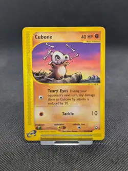 Pokemon Card Cubone Aquapolis Common 72/147 WOTC LP/Played - Image 1