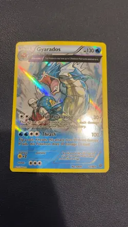 Pokemon Gyarados TCG Full Art Holo Rare Card 21/98 XY Ancient Origins - Image 1