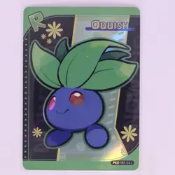 [Chinese] Oddish Holo PKB-151-043 NM Anime Poke Baby Toy Card - Image 1