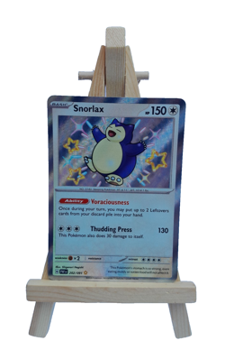 SNORLAX 202/091 SCARLET & VIOLET PALDEAN FATES HOLO SHINY POKEMON TCG CARD - Image 1