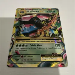 Pokemon Mega Venusaur EX Ultra Rare Foil 230 HP 2/108 XY 2016 Card - Image 1