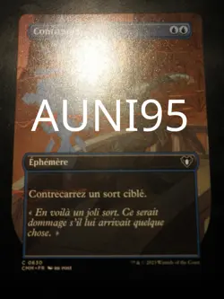 mtg counterspell extended borderless commander masters FRENCH vf fr contresort - Image 1
