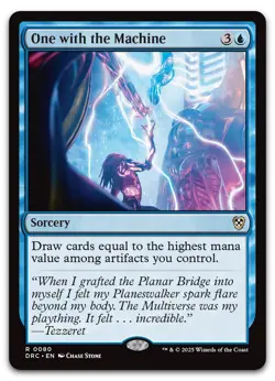 One with the Machine #80 (NM) Aetherdrift DRC Magic MTG - Image 1
