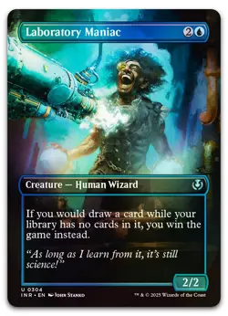 Laboratory Maniac (Borderless) #304 (Foil) NM Innistrad Remastered INR Magic MTG - Image 1